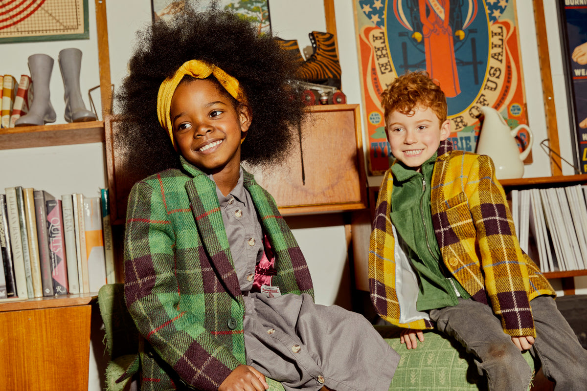 Dynamic Dinosaur Harris Tweed® Children's blazer – The Little